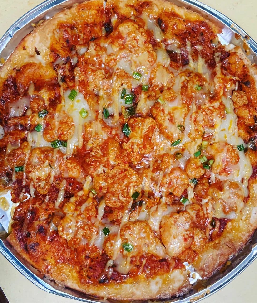 pizza with vegetables recipe (cauliflower)