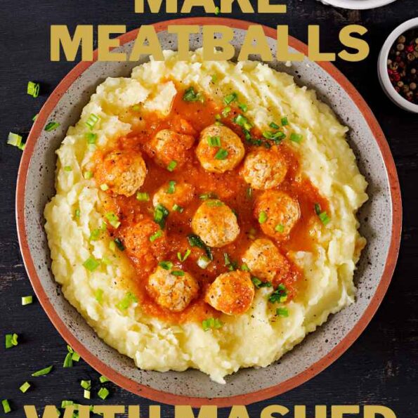 how to make meatballs with mashed potato