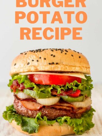 burger potato recipe